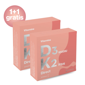 Vitammine D3K2 Direct 1+1 gratis