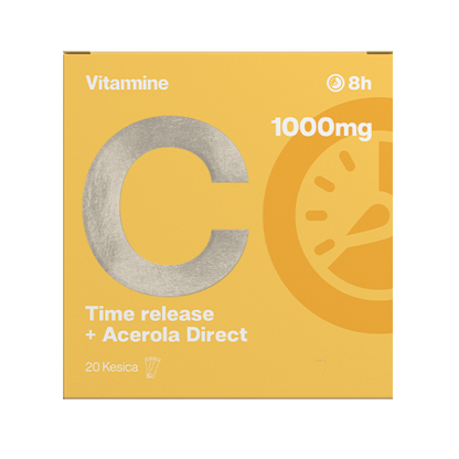 Vitammine C 1000 Time release + Acerola Direct